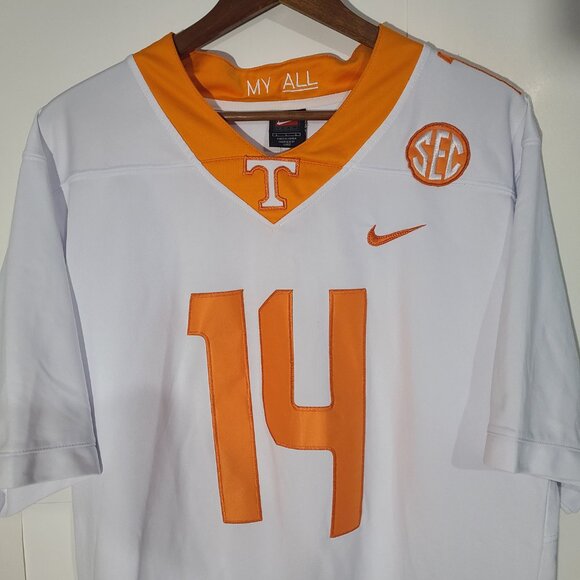 Nike Team Tennessee Vols Eric Berry #14 White Embroidered Large Jersey EUC - Picture 3 of 5
